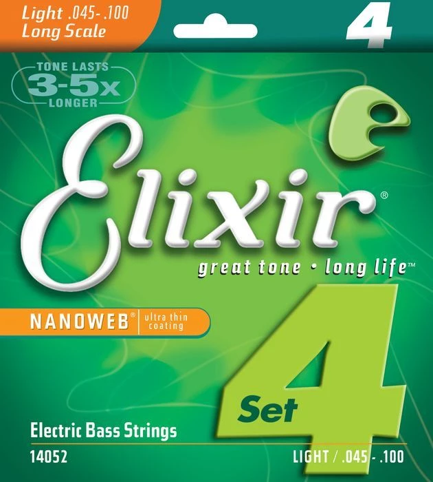 Elixir Strings 14052 Bass Guitar Strings With Nanoweb Coating 3 Elixir Strings 14052 Bass Guitar Strings With Nanoweb Coating