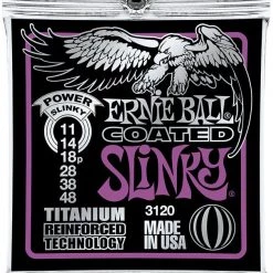 Ernie Ball 3120 Coated Electric Titanium RPS Power Slinky .011 - .048