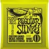 Ernie Ball 2221 Regular Slinky Nickel Wound .010 - .046 Lime Green Pack Strings