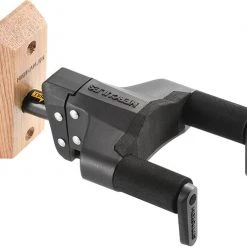 Hercules AUTO GRIP SYSTEM (AGS) GUITAR HANGER, WOOD BASE, SHORT ARM, GSP38WB PLUS
