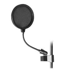 Stageline 6" Pop Filter With Clamp Microphone Mount (MPF6C) Microphones & Recording