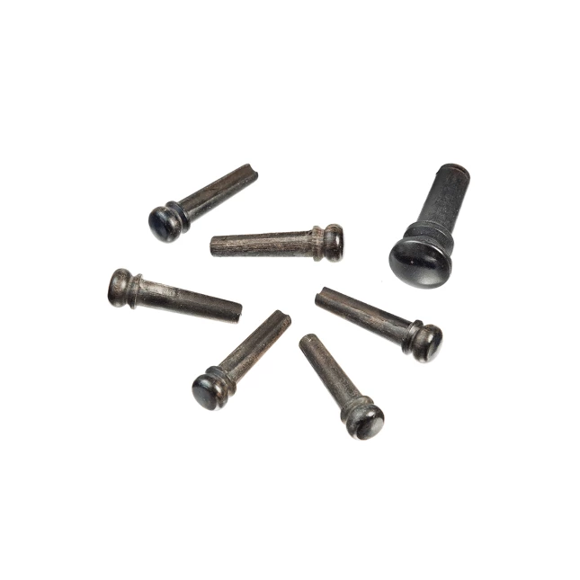 DAddario D'Addario Ebony Bridge Pins With End Pin Set, Ebony, PWPS1 Guitar Accessoires 4 DAddario D'Addario Ebony Bridge Pins With End Pin Set, Ebony, PWPS1 Guitar Accessoires