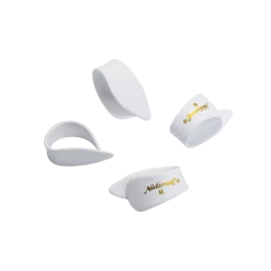 DAddario Guitar Accessoires D'Addario National Celluloid Thumb Picks, Medium White - 4-Pack, NP7W-04