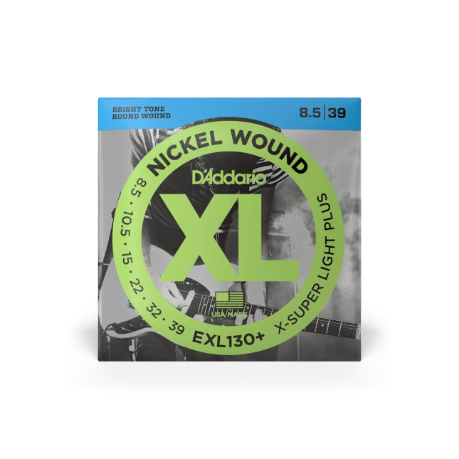 Strings DAddario EX130+ Nickel Wound, X-Super Light Plus , 8.5-39 3 Strings DAddario EX130+ Nickel Wound, X-Super Light Plus , 8.5-39