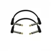 DAddario D'Addario Flat Patch Cable, 6in Offset Right Angle, Twin PK Adapters & Cables 1 DAddario D'Addario Flat Patch Cable, 6in Offset Right Angle, Twin PK Adapters & Cables