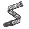 DAddario D'Addario Woven Guitar Strap, Guatemalan, Black T20W1413