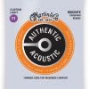Martin Flexible Core Phosphor Bronze Authentic Acoustic Guitar Strings MA535FX Custom Light 11-52 2 Martin Flexible Core Phosphor Bronze Authentic Acoustic Guitar Strings MA535FX Custom Light 11-52