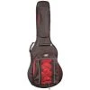 Cases & Gig Bags MBT Dreadnought Acoustic Deluxe Red & Black Guitar Gigbag, MBTAGBH
