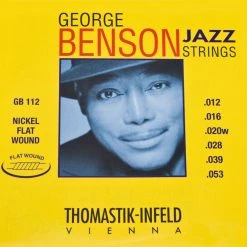 Others Thomastik Gb112 Medium Light George Benson Custom Flatwound Guitar Strings