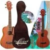 Folk Instruments Oscar Schmidt OU2PAK Concert Ukulele With Gig Bag And DVD