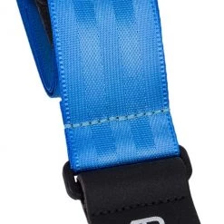 Perri's Leathers 2” Blue Seatbelt Guitar Strap, 1697 Straps