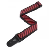 DAddario D'Addario Polypropylene Guitar Strap W/ Stripe Jacquard, Red 50SJP03