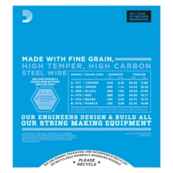 DAddario EXL170-6 Nickel Wound 6-String Bass, Light, 32-130, Long Scale Strings