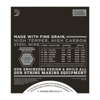 DAddario D'Addario ECG26 Chromes Flat Wound Electric Guitar Strings, Medium, 13-56 4 DAddario D'Addario ECG26 Chromes Flat Wound Electric Guitar Strings, Medium, 13-56