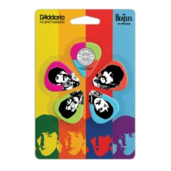 DAddario Capos & Picks & Tuners D'Addario Sgt. Pepper's Lonely Hearts Club Band 50th Anniversary Medium Gauge Guitar Picks, 1CWH4-10B6