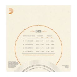 DAddario D'Addario EJ65B Pro-Arté Custom Extruded Nylon Ukulele Strings, Baritone