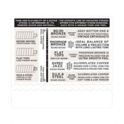 DAddario EJ15 Phosphor Bronze Acoustic Guitar Strings, Extra Light, 10-47