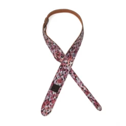 DAddario D'Addario Deluxe Suede Guitar Strap, Multi-Color Snakeskin Print 20SD01 Straps