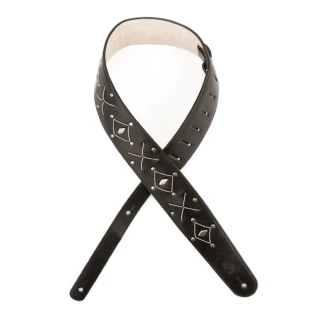 DAddario D'Addario Leather Strings And Studs Guitar Strap L25S1502 Straps 3 DAddario D'Addario Leather Strings And Studs Guitar Strap L25S1502 Straps