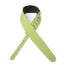 DAddario D'Addario Deluxe Leather Guitar Strap, Cantanella, Green 25VLC02-DX Straps