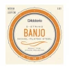 DAddario D'Addario EJ61 5-String Banjo Strings, Nickel, Medium 10-23 EJ61