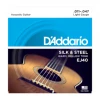 DAddario EJ40 Silk & Steel Folk Guitar, 11-47 Strings