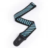 DAddario D'Addario Polypropylene Guitar Strap W/ Stripe Jacquard, Blue 50SJP01 Straps 2 DAddario D'Addario Polypropylene Guitar Strap W/ Stripe Jacquard, Blue 50SJP01 Straps