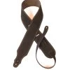 Franklin Strap Franklin 2.5" Purist Suede Guitar Strap, 3B-CH-G, Chocolate