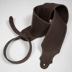 Franklin Strap Franklin 3" Purist Glove Leather Guitar Strap, 4C-CH-G, Chocolate