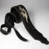 Franklin Strap Franklin 3" Sculpted Ball Glove Guitar Strap, 8L2C-BK-SN, Black/Snakeskin Straps