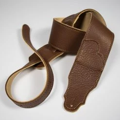 Franklin Strap Franklin 2.5" Original Natural Glove Leather Guitar Strap, FS-CA-G