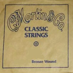 Martin M35BW A-5th 80/20 Bronze Wound Plain End Classical Single String. 035" - 0.89mm Single Strings
