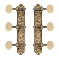 Waverly Machines For Slotted Pegheads, 3-On-Plate, Ivoroid Knobs, 3L/3R, 3500