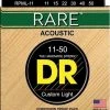 DR Strings Dr Rare RPML-11 Phosphor Bronze Acoustic Guitar Strings