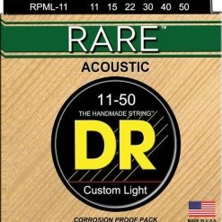 DR Strings Dr Rare RPML-11 Phosphor Bronze Acoustic Guitar Strings