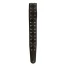 DAddario D'Addario Leather Laced Guitar Strap, Black L25S1504