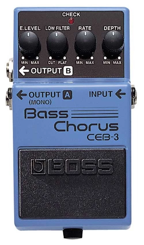 Effect Pedals Boss CEB-3 Bass Chorus Pedal 3 Effect Pedals Boss CEB-3 Bass Chorus Pedal
